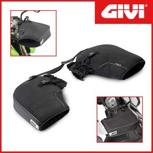 기비 GIVI 토시 핸드가드 그립 커버 오토바이 및 스쿠터용 방수 폴리에스테르 범용 핸드 워머 TM418